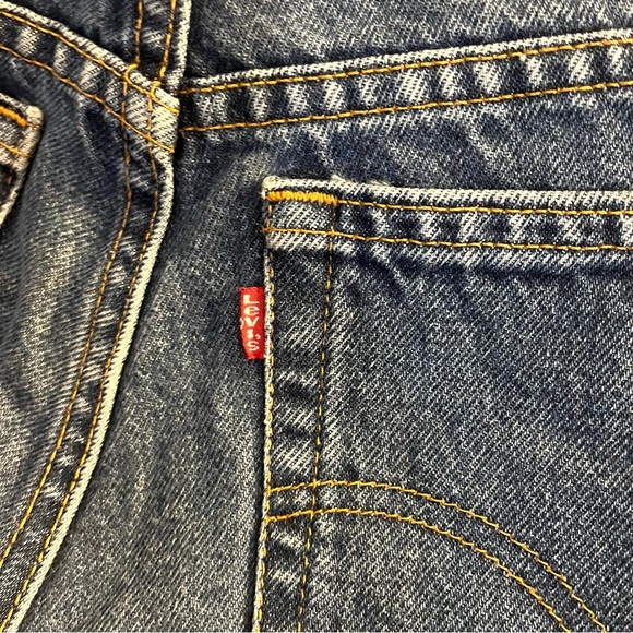 Levi's 550 Vintage 1998 Mom Jeans SZ 12M Y2K Relaxed Fit Tapered Legs High Waist - Picture 5 of 16